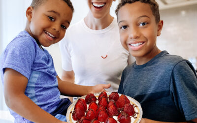 Strawberries and Cream Dessert