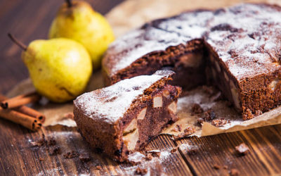 Italian Delightful Chocolate Pear Cake